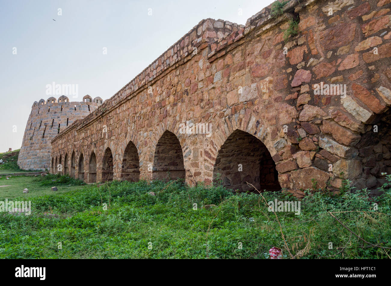 Tughlaqabad Fort is a ruined fort in Delhi, stretching over 6 km, built ...