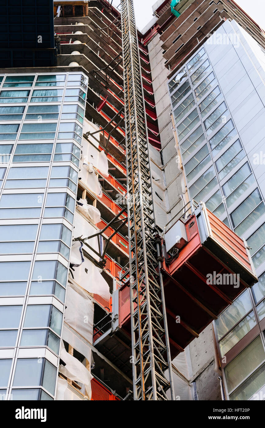 Elevator lift skyscraper hi-res stock photography and images - Alamy