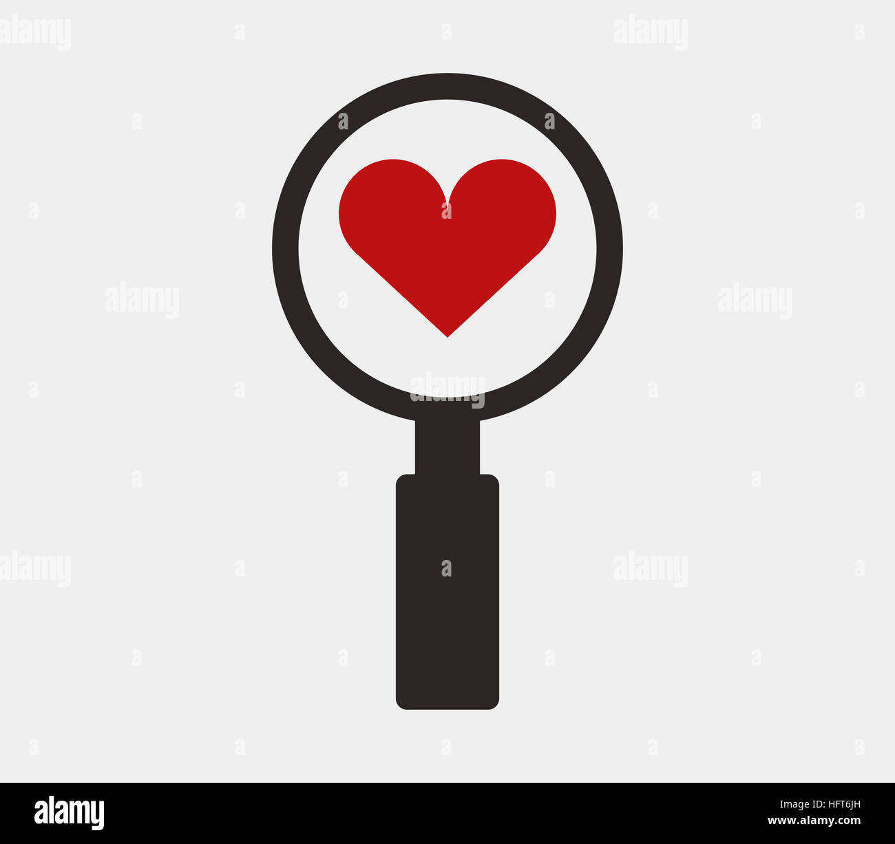 Look love icon Stock Photo - Alamy