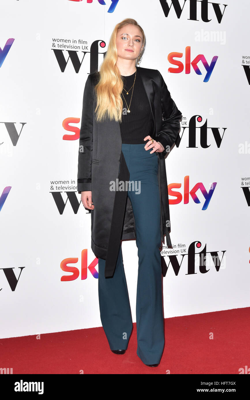 Sky Women in Film and TV Awards held at the Hilton Park Lane.  Featuring: Sophie Turner Where: London, United Kingdom When: 02 Dec 2016 Stock Photo