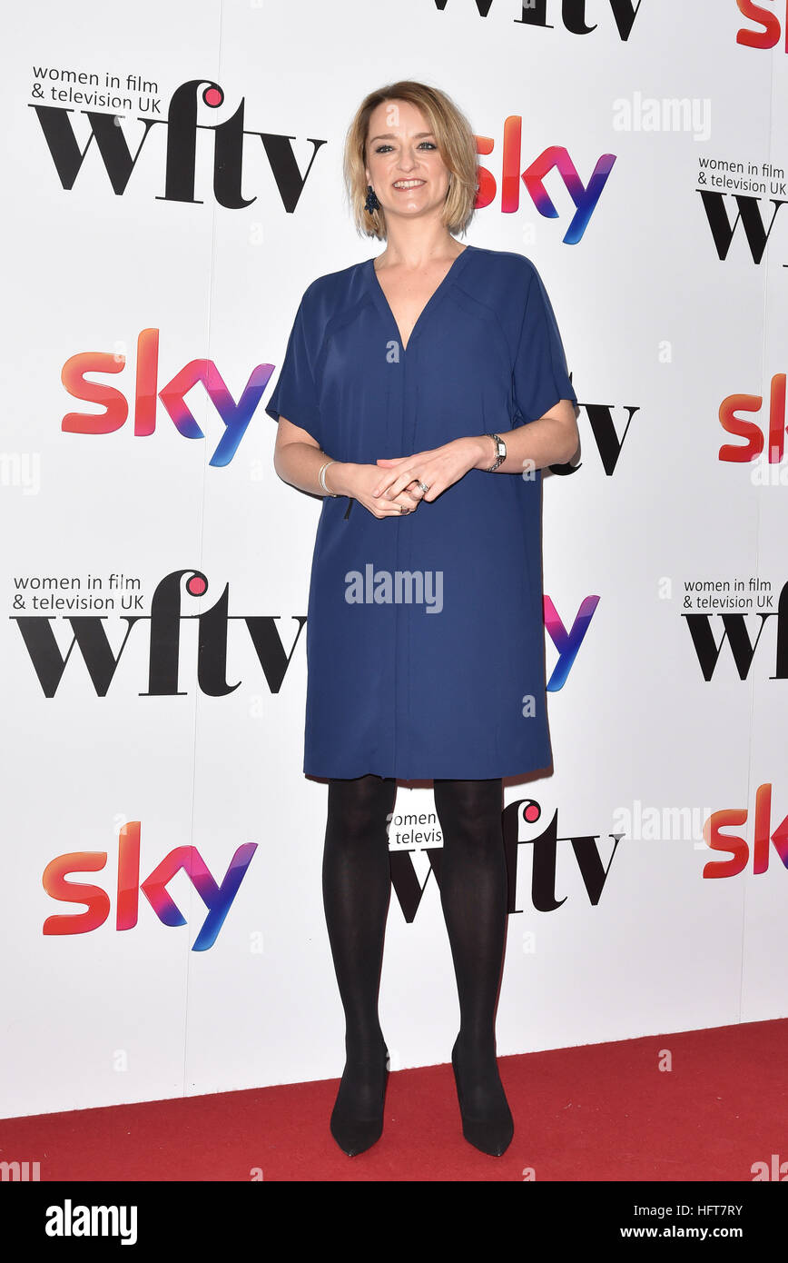 Sky Women in Film and TV Awards held at the Hilton Park Lane.  Featuring: Laura Kuenssberg Where: London, United Kingdom When: 02 Dec 2016 Stock Photo