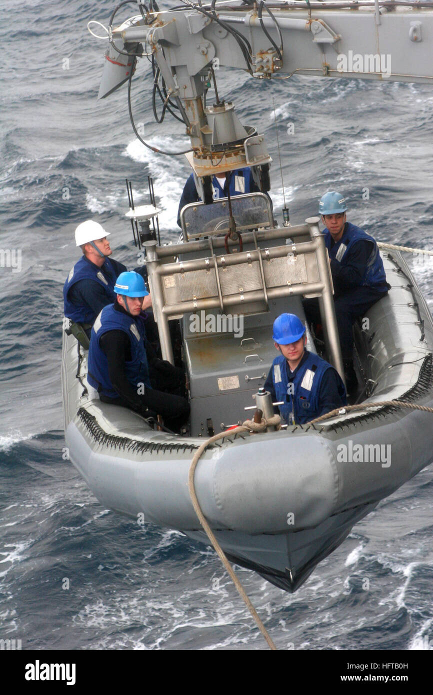 Lpd Rhib Sailors aboard amphibious transport dock USS San Antonio (LPD 17 ...