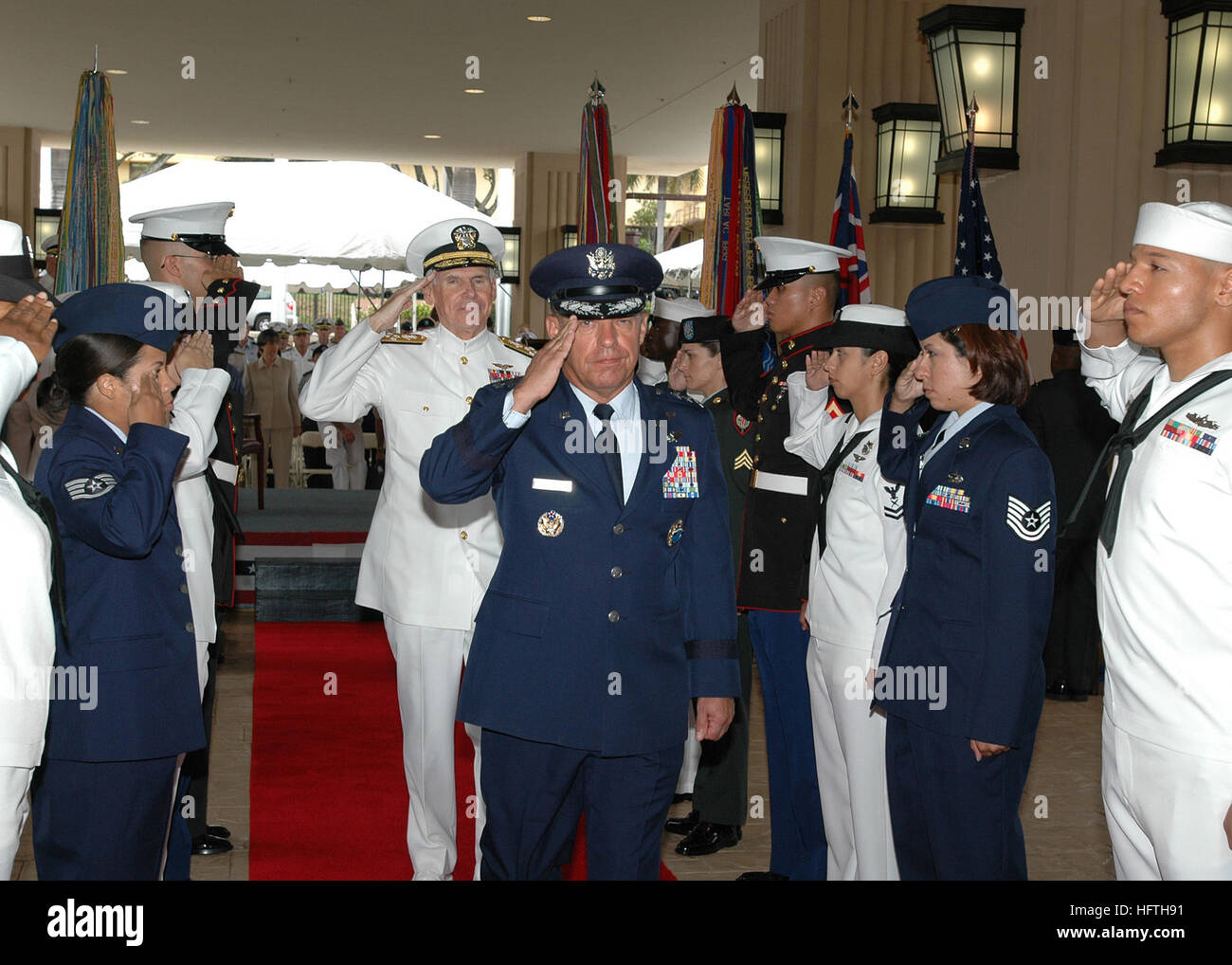 Change command formal military hi-res stock photography and images - Alamy