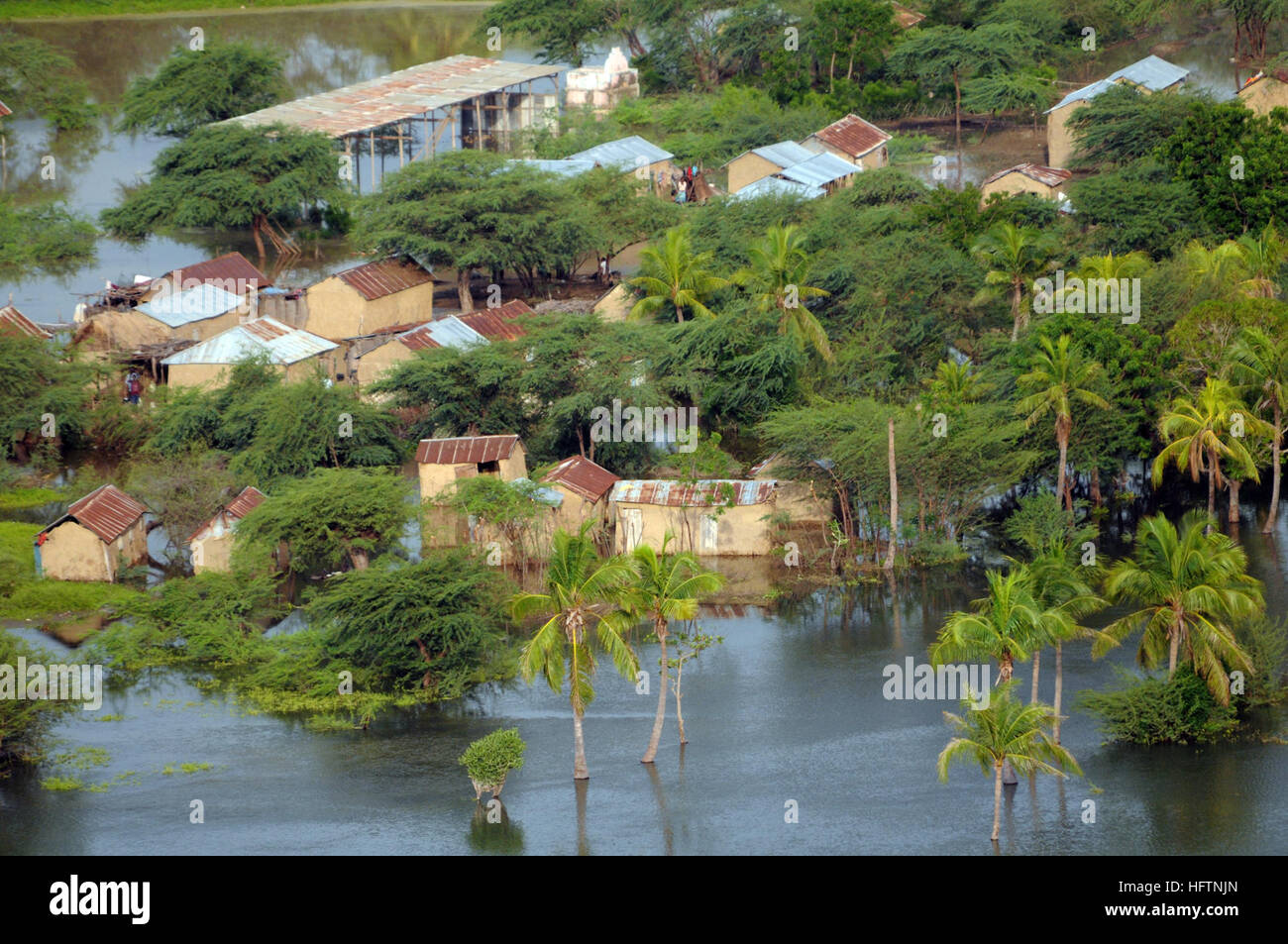 080908N9774H383 PORT DE PAIX, Haiti (Sept. 8, 2008) An aerial view