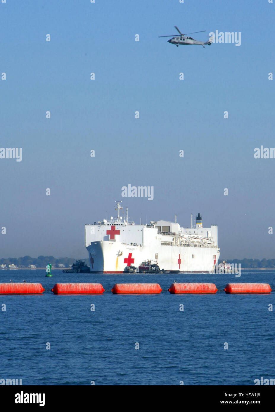 Military Sealift Command Hospital Ship Usns Comfort T Ah 20 Is