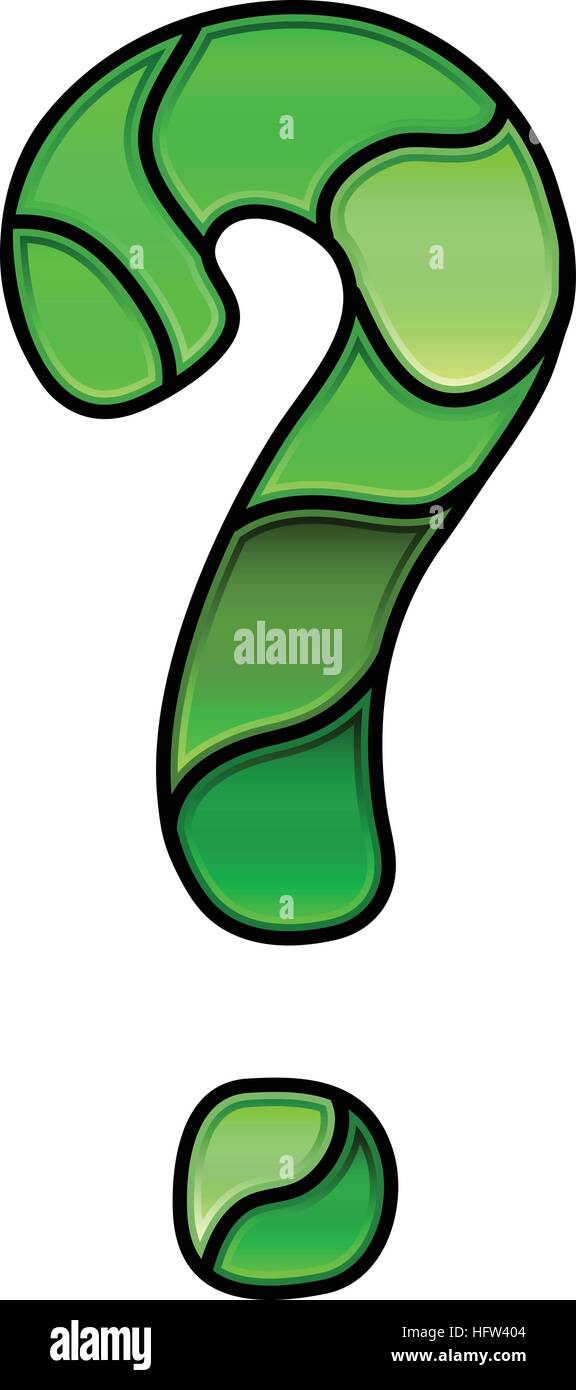 stained glass font, question mark Stock Vector Image & Art Alamy