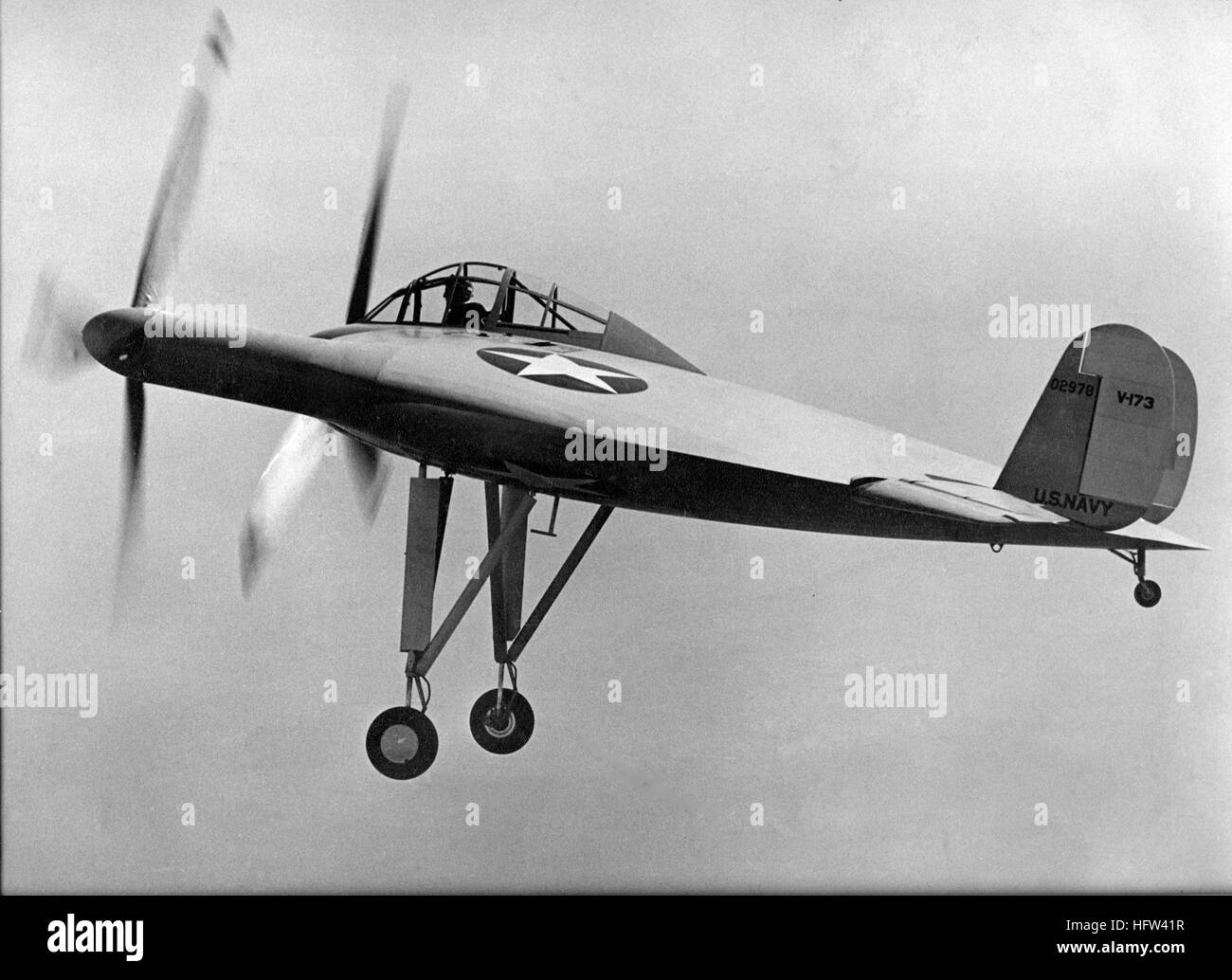The V-173, an experimental circular-wing aircraft, conducted its maiden ...