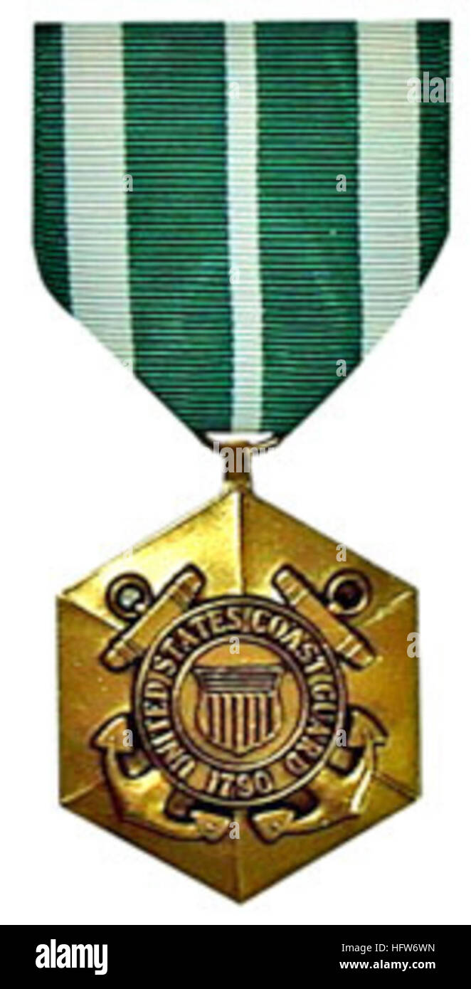 Coast guard commendation medal Cut Out Stock Images & Pictures - Alamy