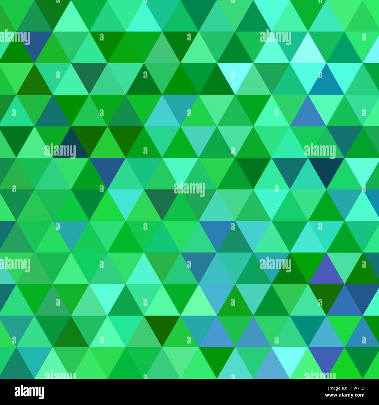 abstract vector geometric triangle background - teal and green Stock ...