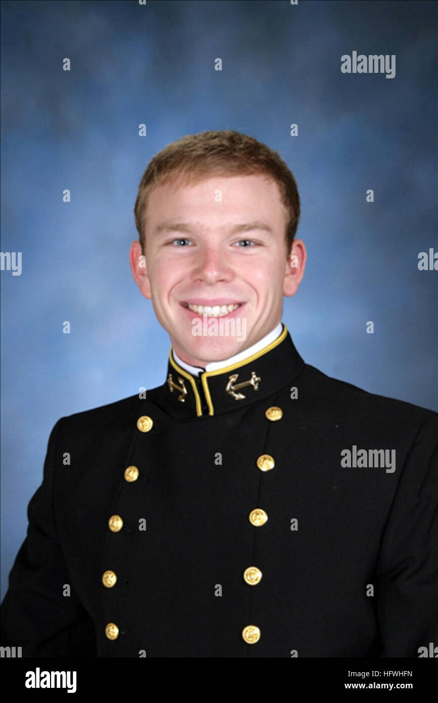 081118-N-0000X-002 ANNAPOLIS, MD. (Nov. 18, 2008) The U.S. Naval Academy announces the death of Midshipman 4th Class Frederick Henry Eissler, 20, from West Chester, Pa. Eissler died Nov. 17 at the University of Maryland Medical Center from complications due to an infection of Nieserra meningitis, a bacteria frequently associated with bacterial meningitis. (U.S. Navy photo/Released) US Navy 081118-N-0000X-002 The U.S. Naval Academy announces the death of Midshipman 4th Class Frederick Henry Eissler Nov. 17 at the University of Maryland Medical Center from complications due to an infection of Ni Stock Photo