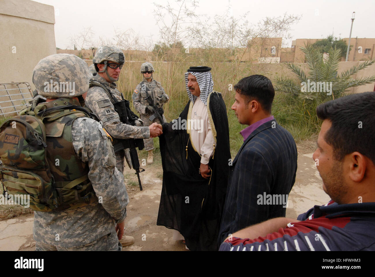 U.S. Army Capt. William Arendt from 1st Battalion, 76th Field Artillery ...