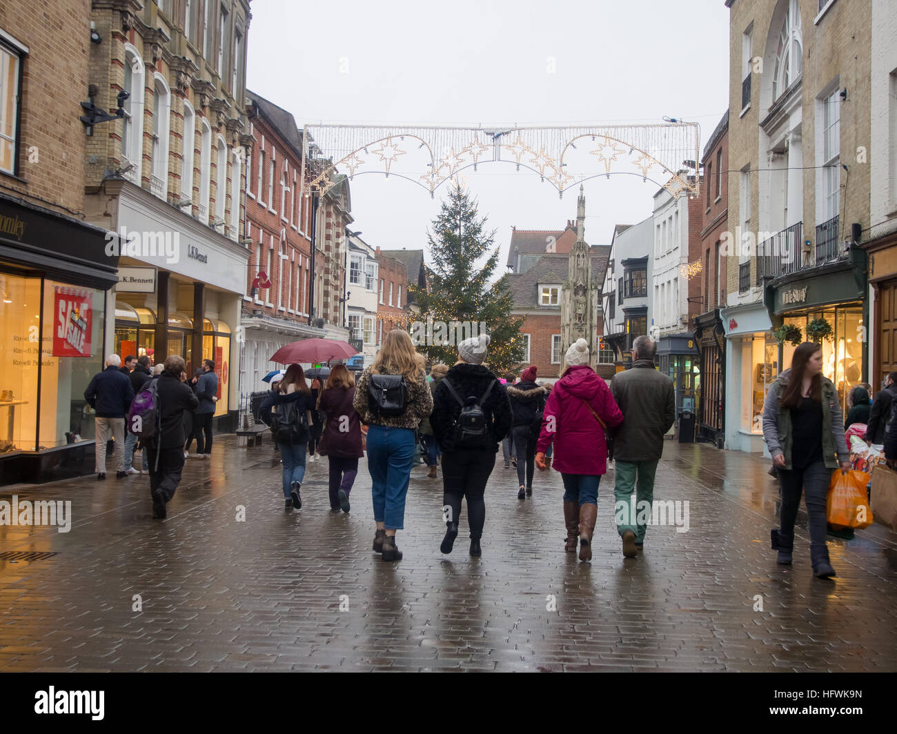 Winchester shops high street hi-res stock photography and images - Alamy
