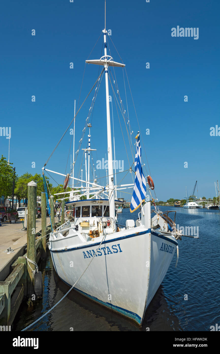 Florida, Tarpon Springs, sponge diving boat Stock Photo Alamy