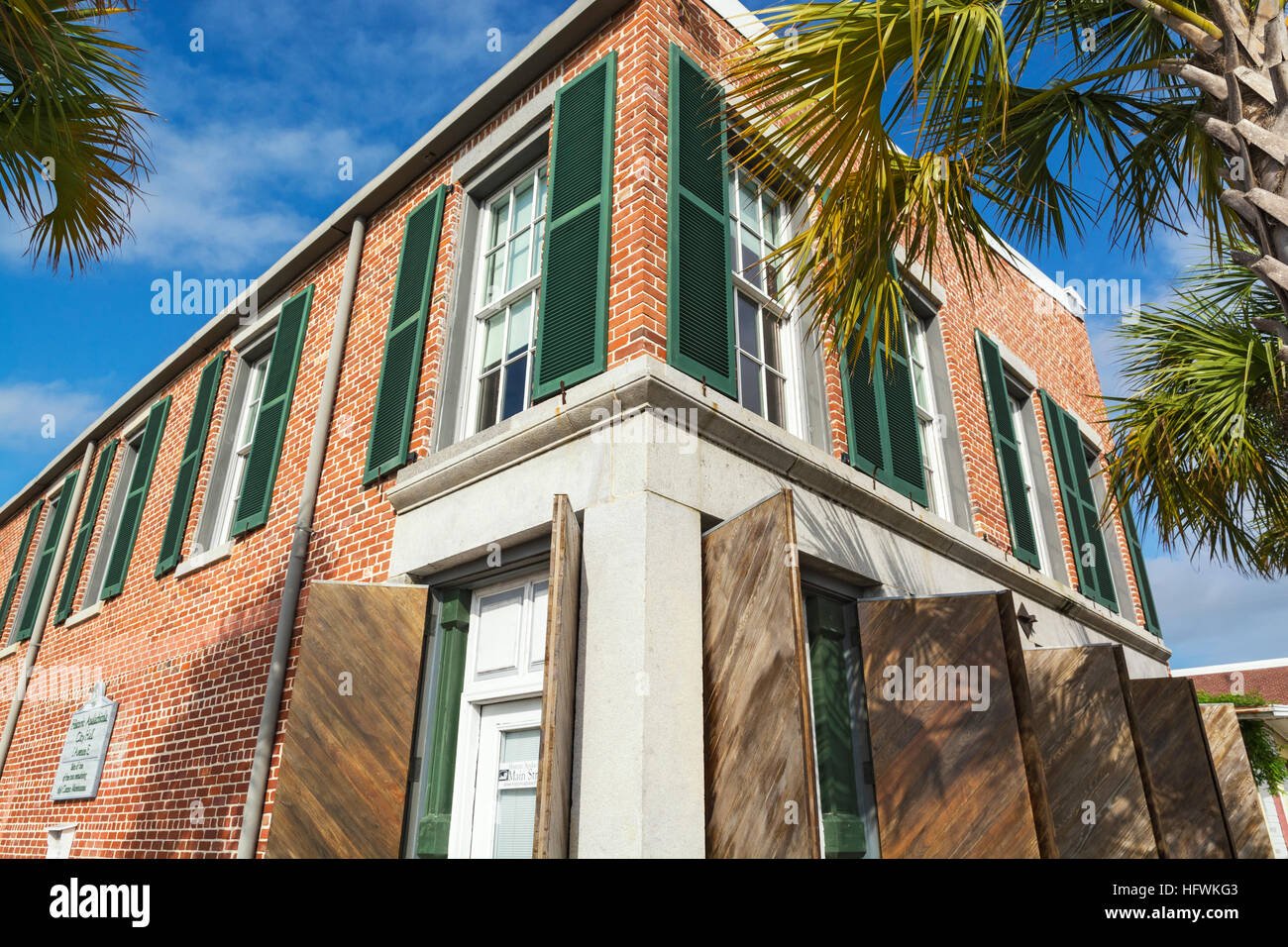 Florida, Historic Apalachicola City Hall at 1 Avenue E, site of one of