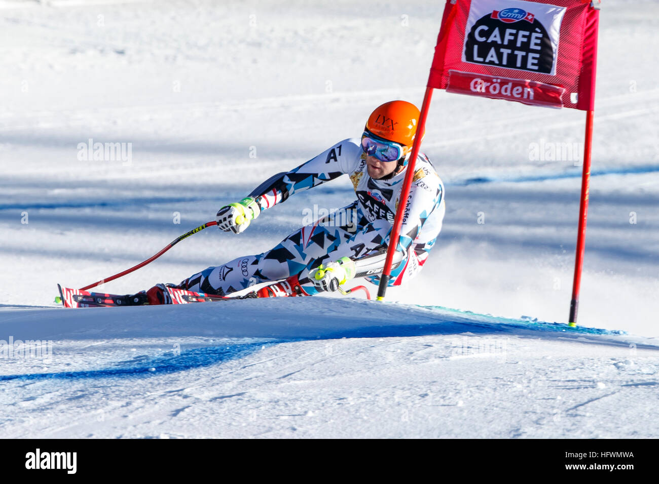 Val Gardena, Italy 16 December 2016. KOECK Niklas (Aut) competing in