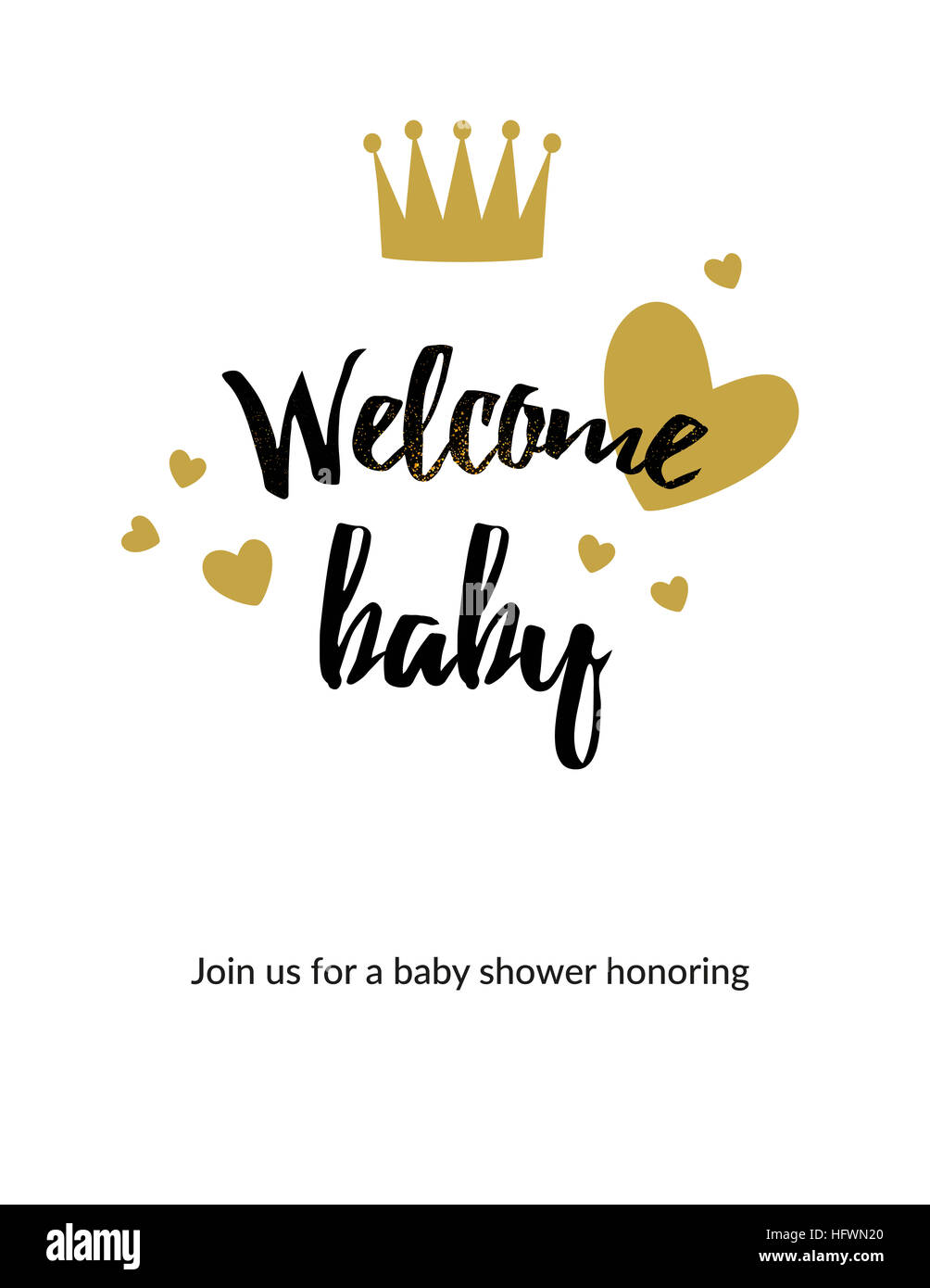 Baby shower cards Stock Photo Alamy