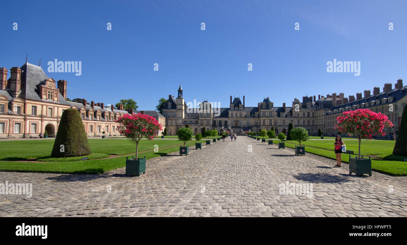 Fontainebleau Palace Stock Photo