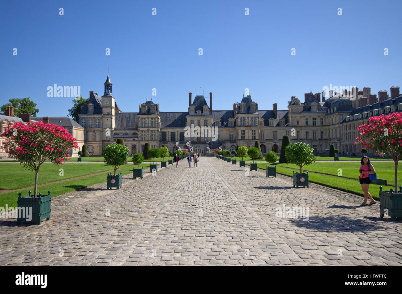 Fontainebleau Palace Stock Photo