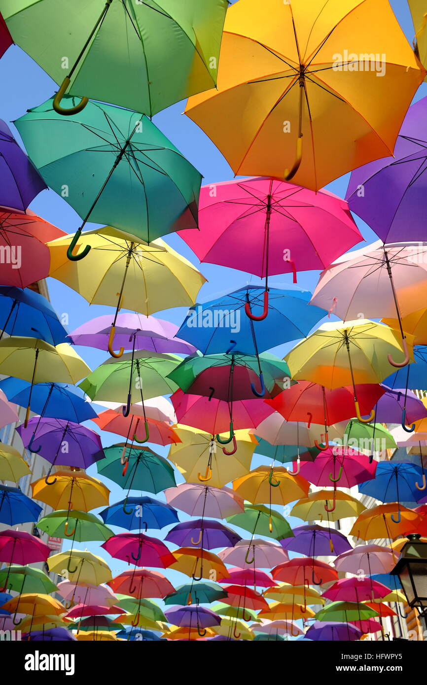 clothes, clothing, fashion, umbrella, shopping Stock Photo