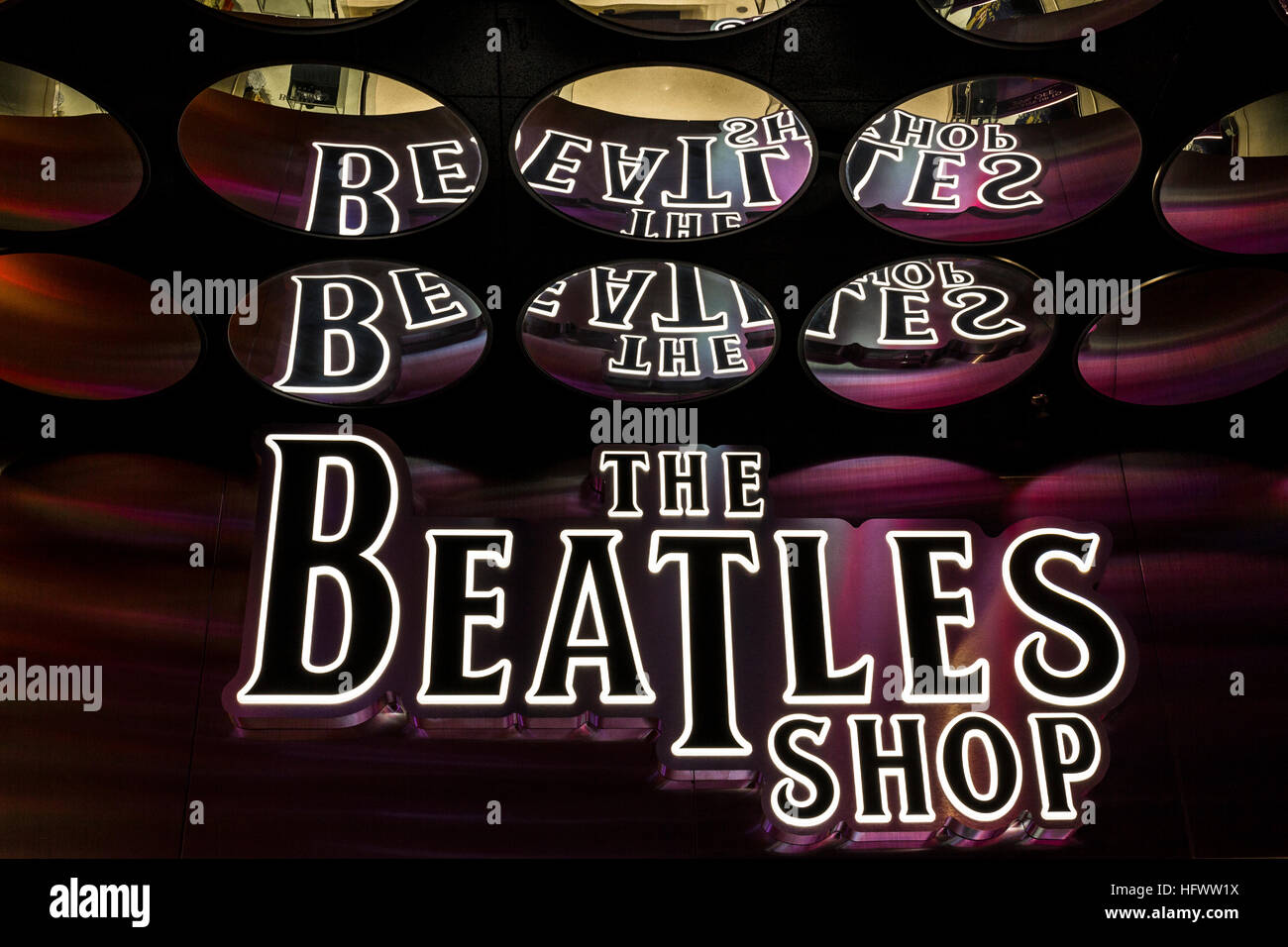 Las Vegas Circa December 2016 The Beatles Shop at The Mirage. This