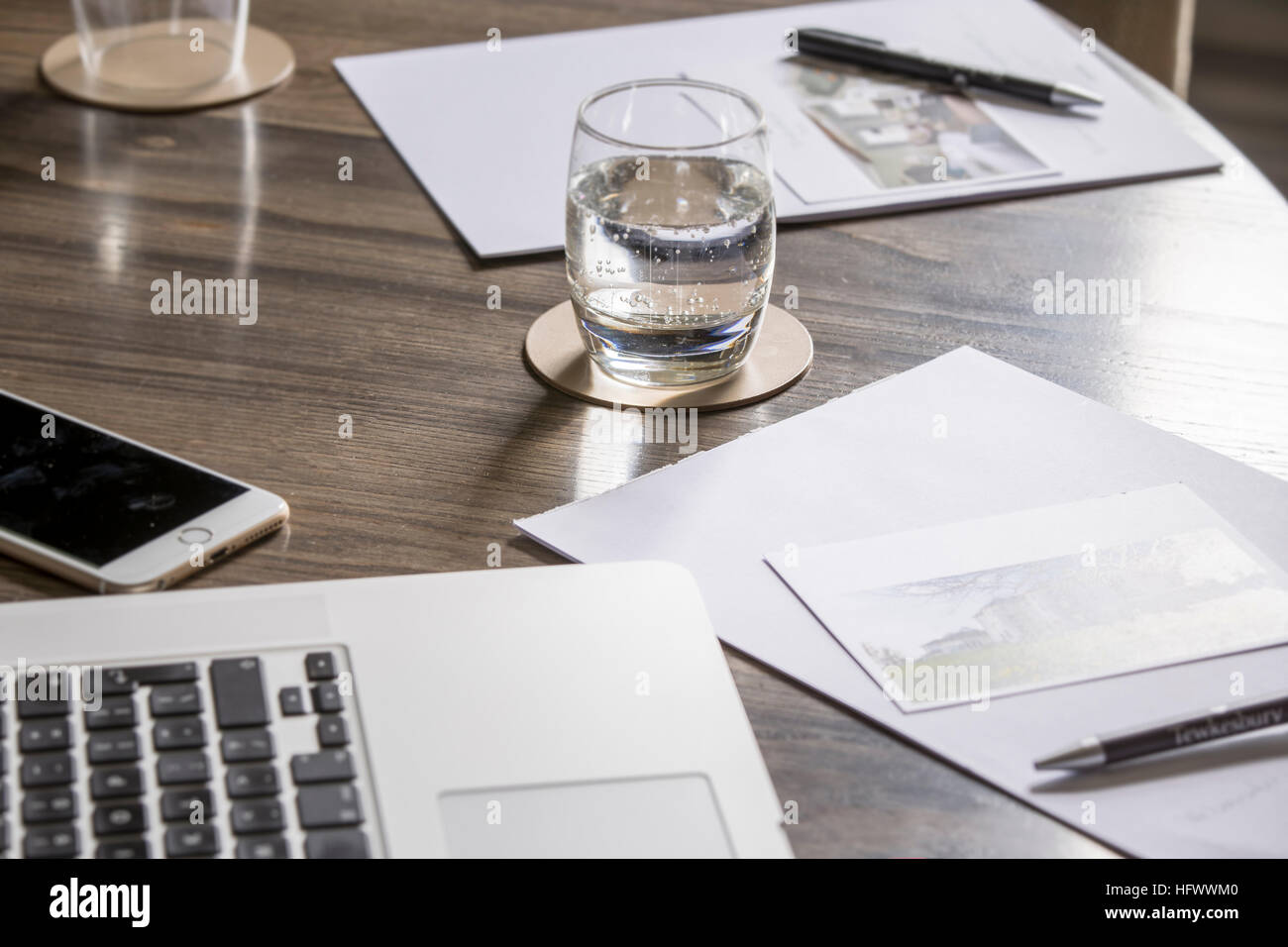 Business meeting in conference facilities at hotel Stock Photo