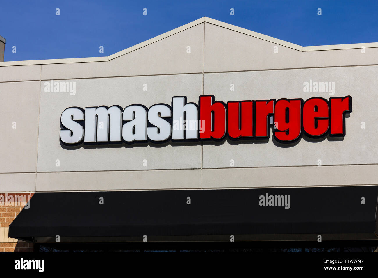 Indianapolis Circa December 2016 Smashburger Fast Casual Restaurant
