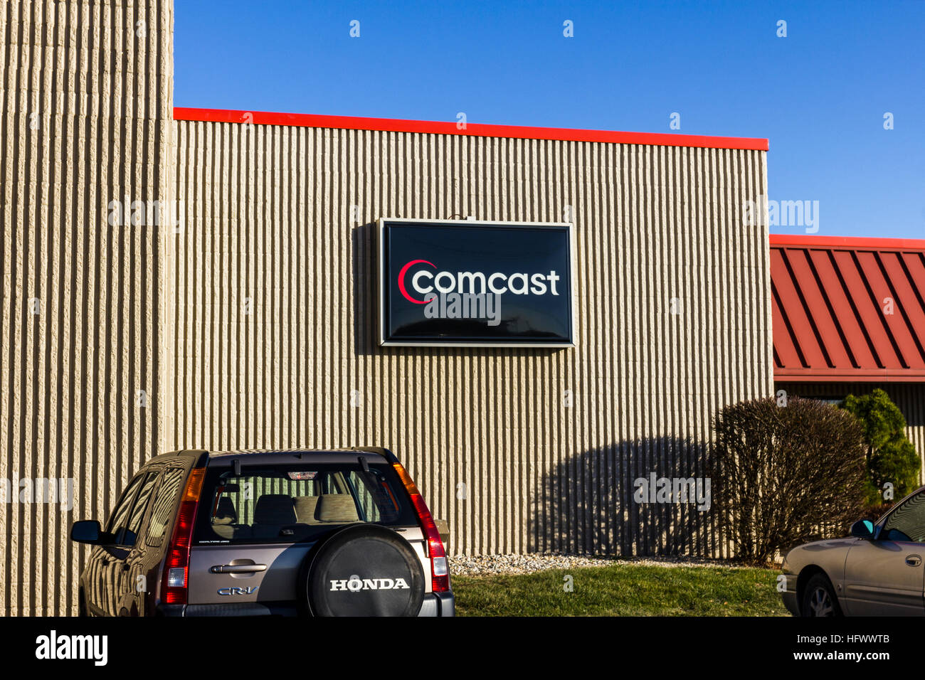 Lafayette Circa December 2016 Comcast Service Center. Comcast is a