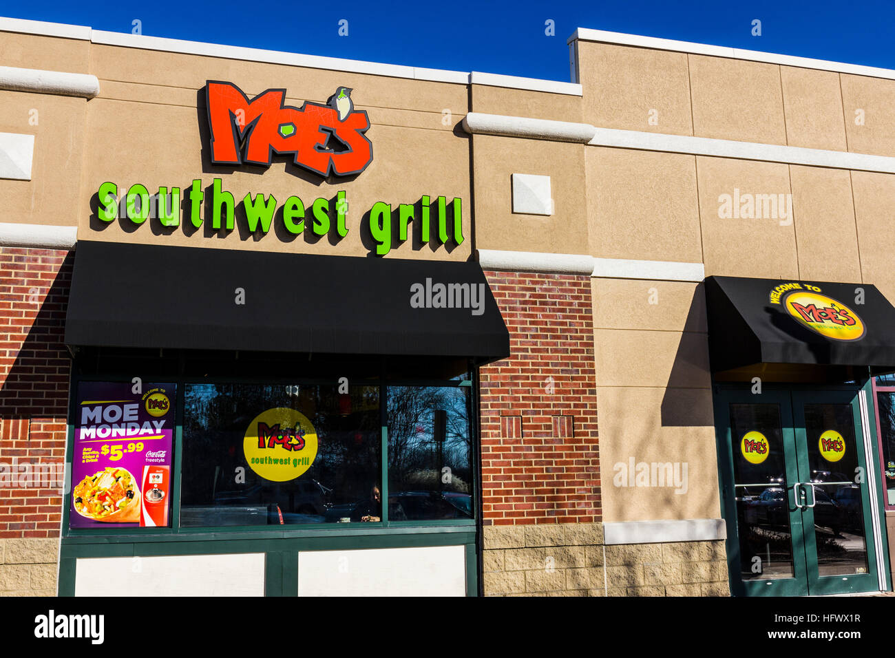 Lafayette Circa December 2016 Moe's Southwest Grill Fast Casual