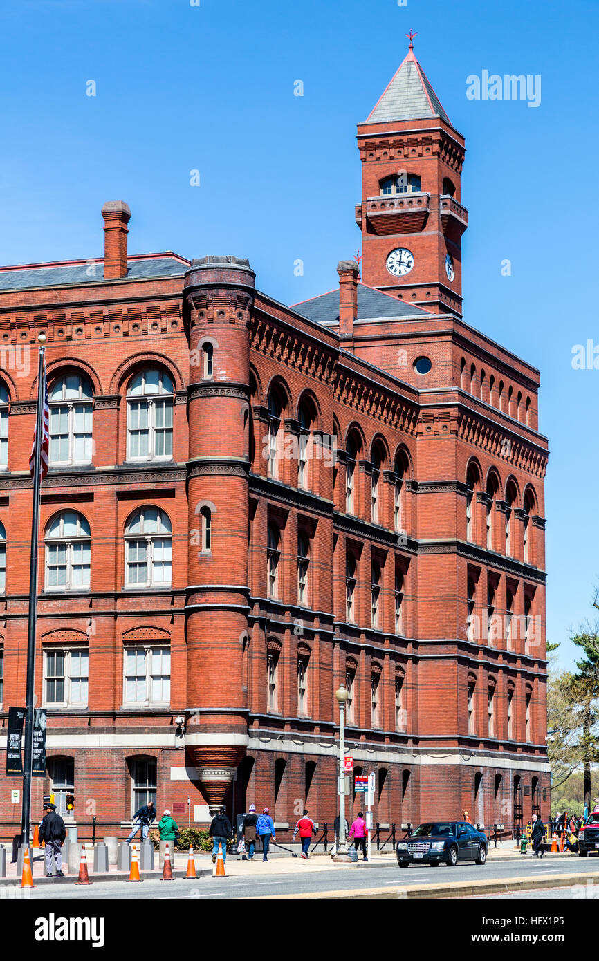 Sidney R. Yates Federal Building, Washington, D.C., housing the U.S. Forest Service.  Built 1878-80. Stock Photo