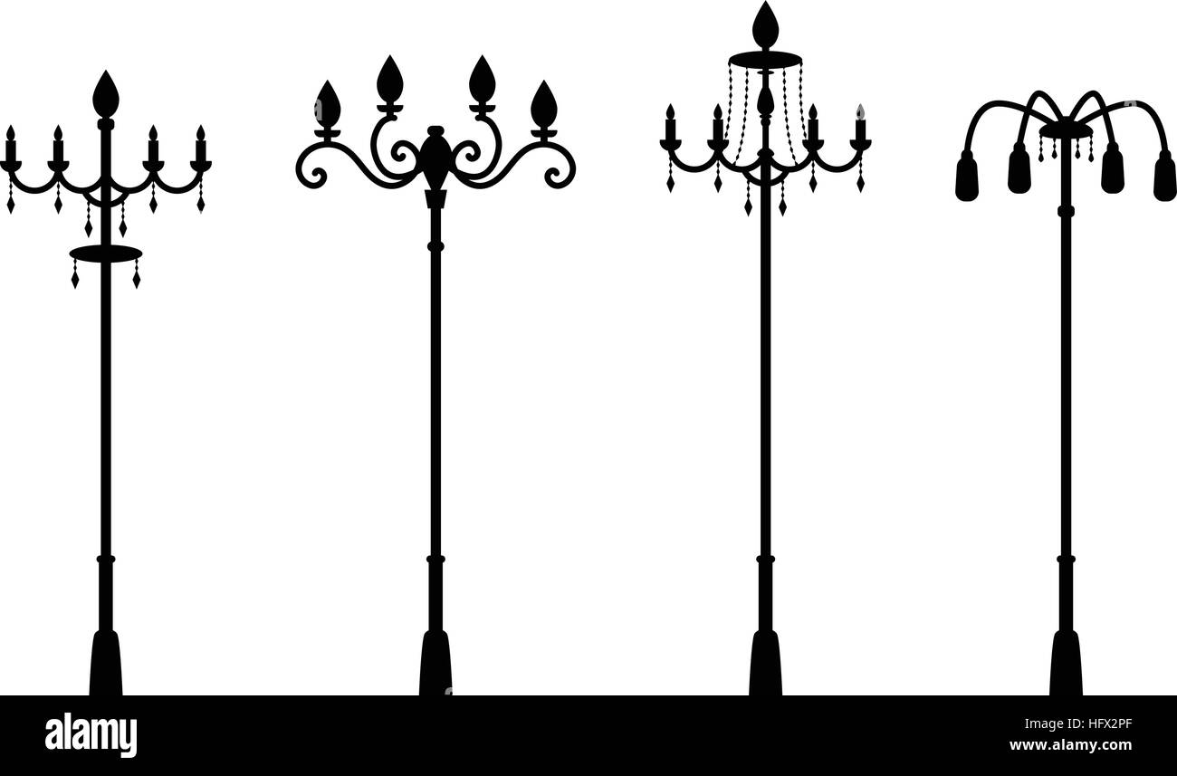 Old style iron street lamps hi-res stock photography and images - Alamy
