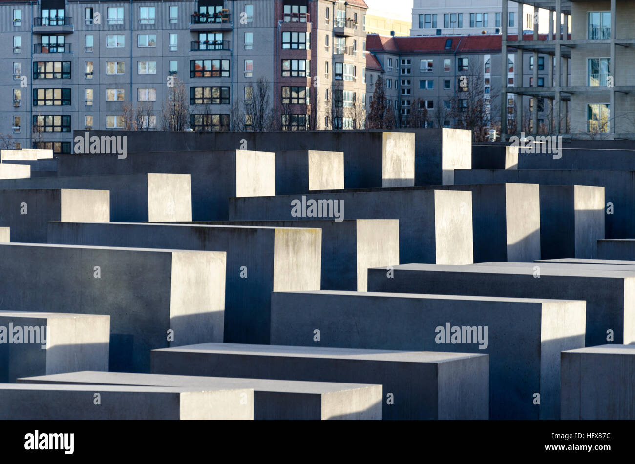 Memorial to the Murdered Jews of Europe Denkmal für die ermordeten Juden Europas. Berlin, Germany Stock Photo