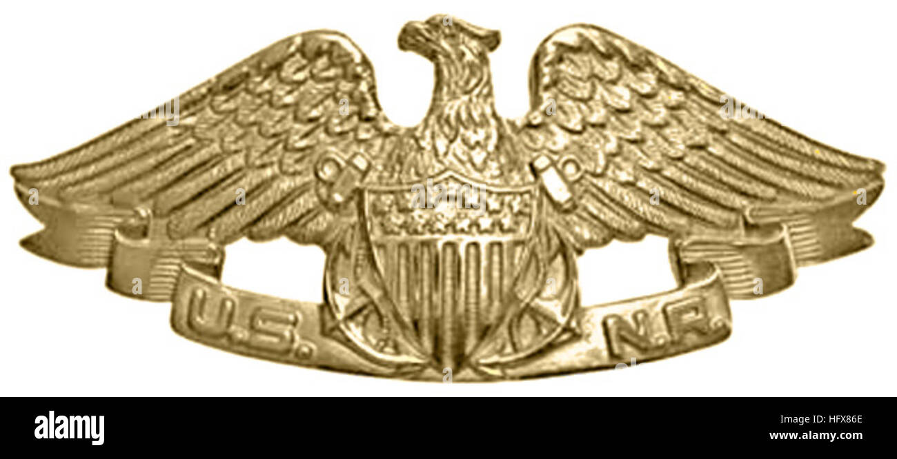 USNR Qualification Pin Stock Photo Alamy