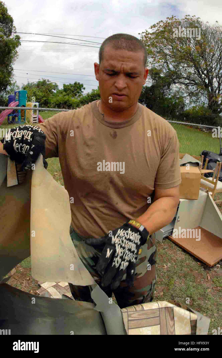 USNS Comfort (T-AH 20) conducts a community service project at an AIDS ...