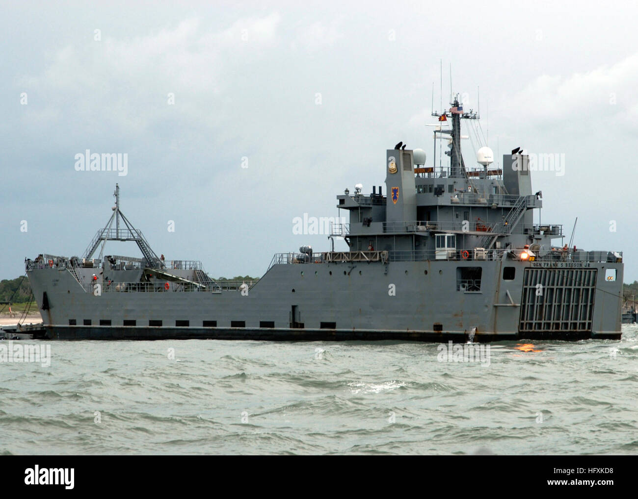 Besson Class Lsv Logistic support vessel Gen. Frank S. Besson (LSV 1) conducts JLOTS ...