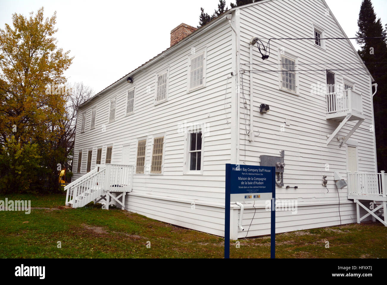 A 19th century Hudson's Bay Company staff house on the original site of