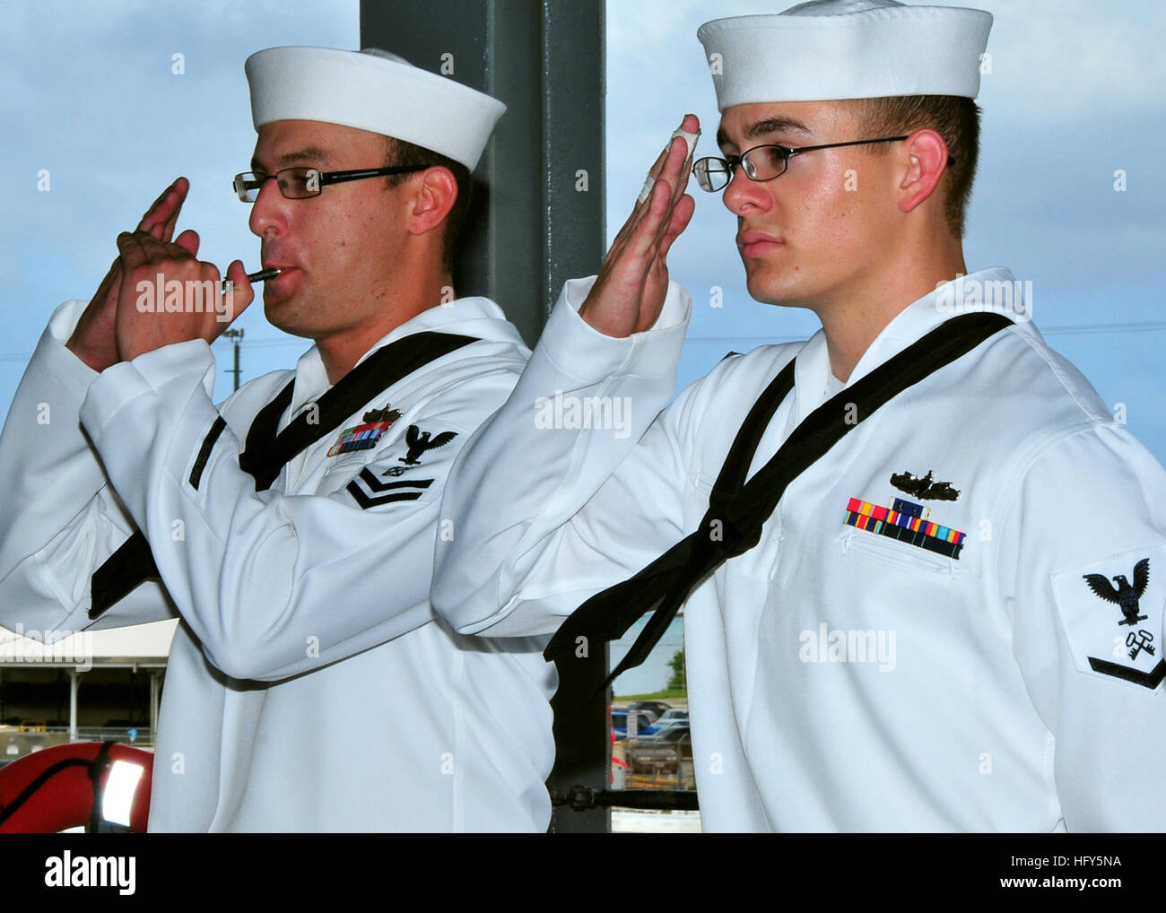 111129NGE301007 POLARIS POINT, Guam (Nov. 29, 2011) Boatswain's Mate 2nd Class Joseph Mcgwin