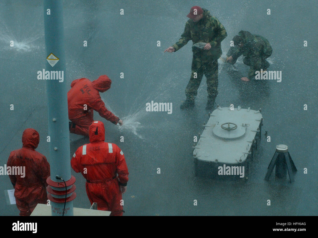 Countermeasure wash down system hires stock photography and images Alamy