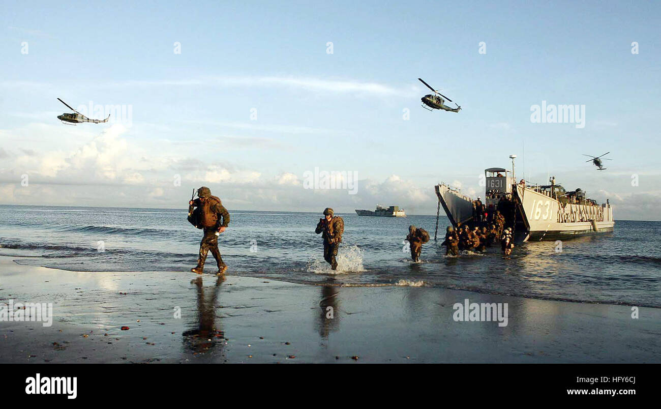 100507-M-4916Y-083 BINTURAN BEACH, Brunei (May 7, 2010) Marines ...