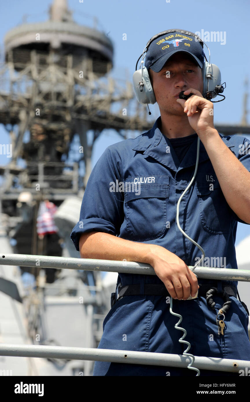 100512-N-0553R-024 GULF OF ADEN (May 12, 2010) Seaman Justin Culver