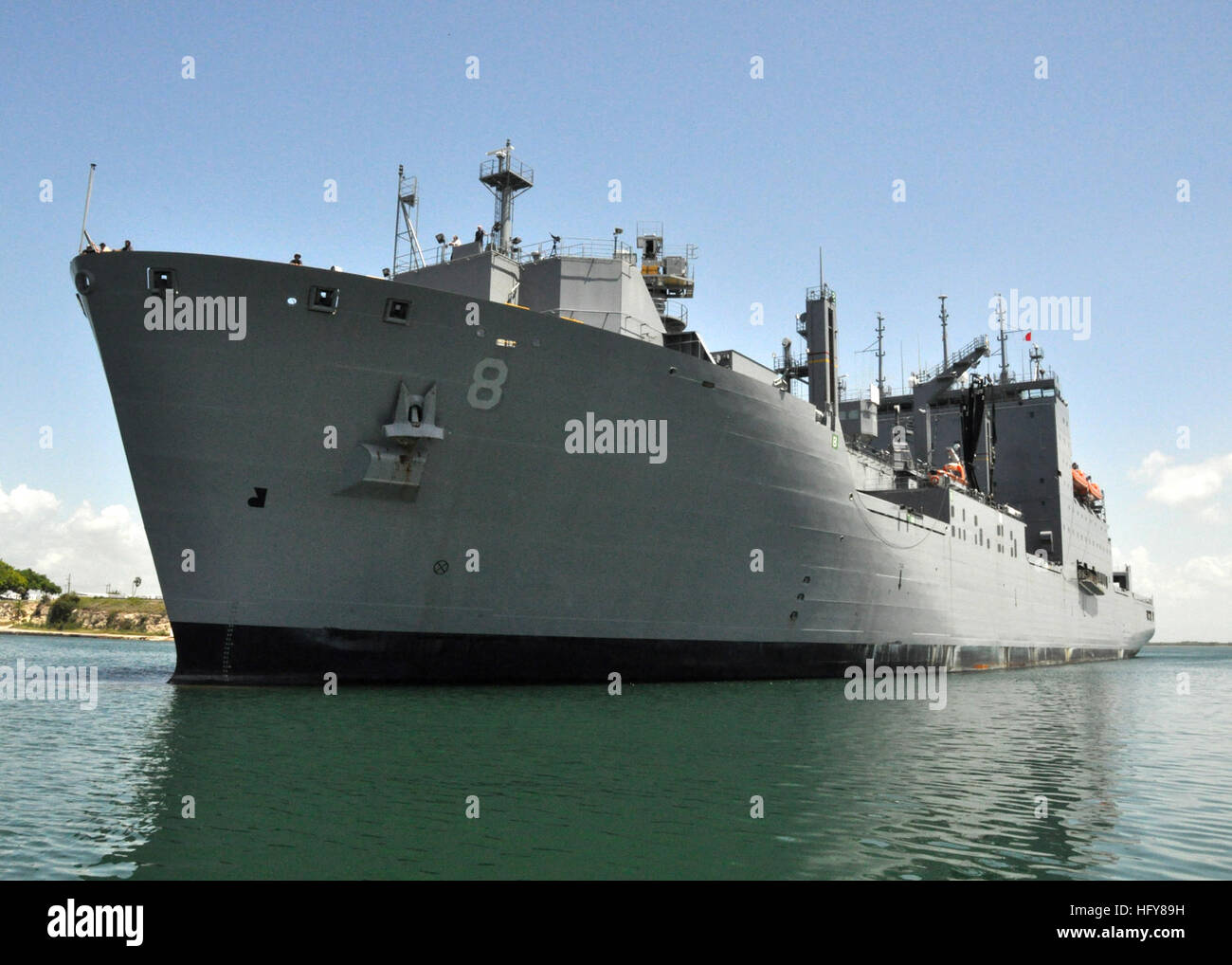 The Military Sealift Command Dry Cargo And Ammunition Ship Usns Wally Stock Photo Alamy