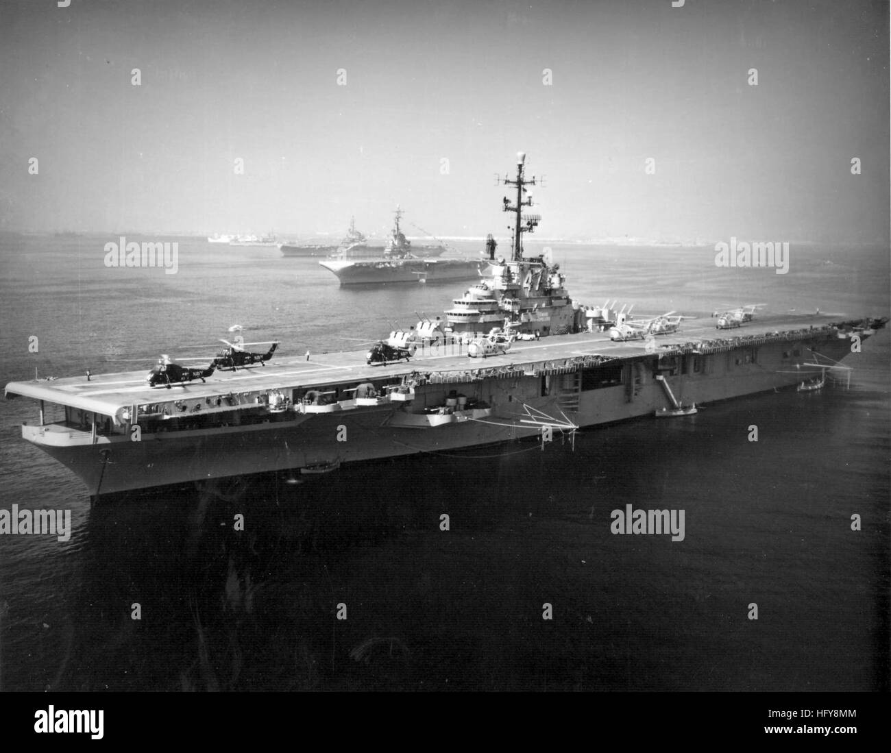 USS Philippine Sea (CVS-47) Bennington (CVA-20) Shangri La (CVA-38 ...