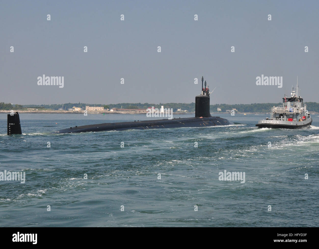 100901N3434B001 KITTERY, Maine (Sept. 7, 2010) The attack submarine
