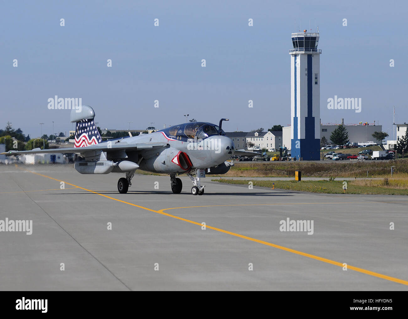 100915N9520G005 OAK HARBOR, Wash. (Sept. 15, 2010) An EA6B Prowler