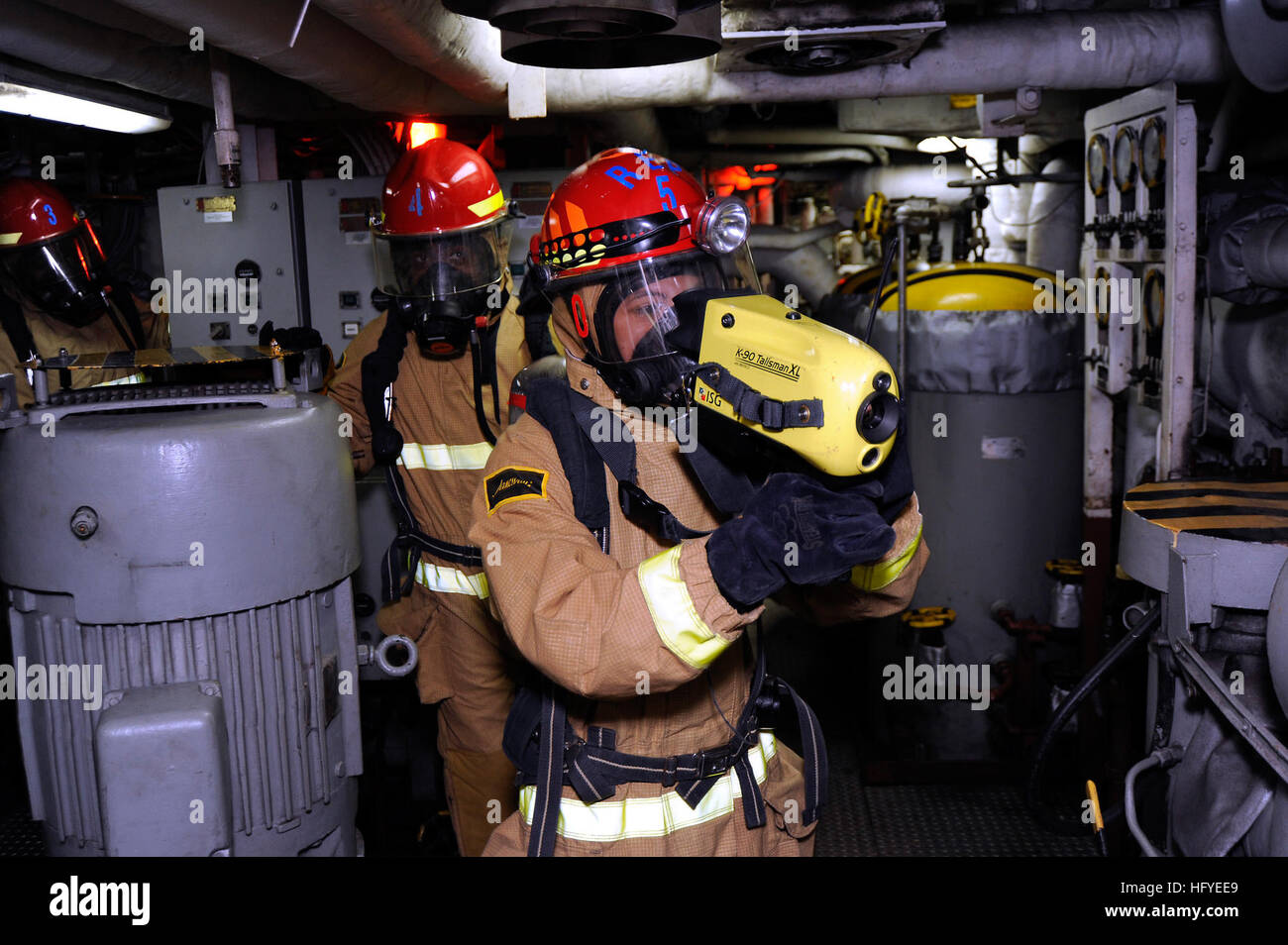 Engine room fire drill hires stock photography and images Alamy