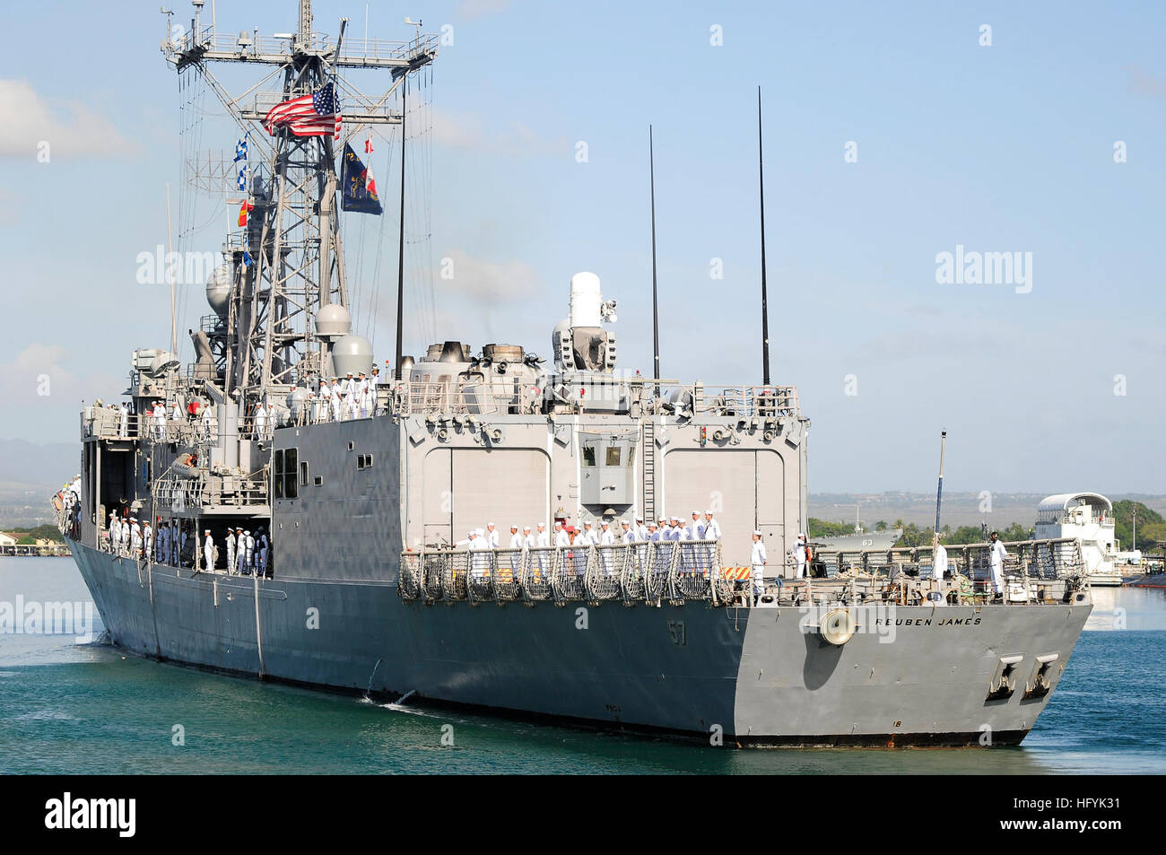 Uss Reuben James Ffg 57 Stock Photos Uss Reuben James Ffg