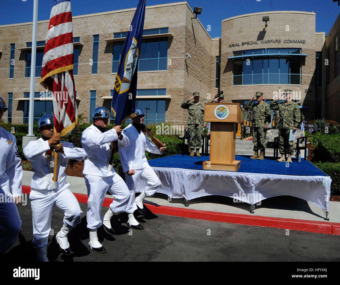 Commander of naval special warfare command hi-res stock photography and ...