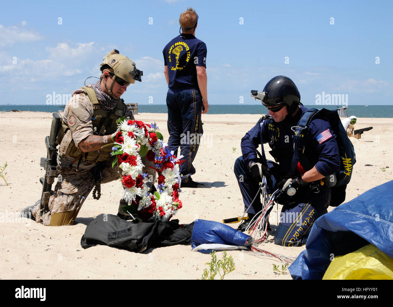 110716NOU681435 LITTLE CREEK, Va. (July 16, 2011) A Navy SEAL assigned to an East Coast SEAL