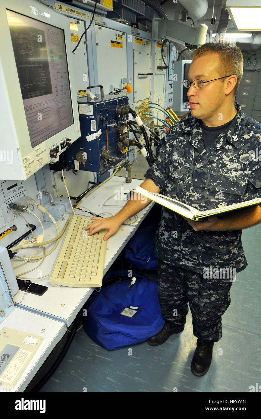 Us navy aviation electronics technician hires stock photography and