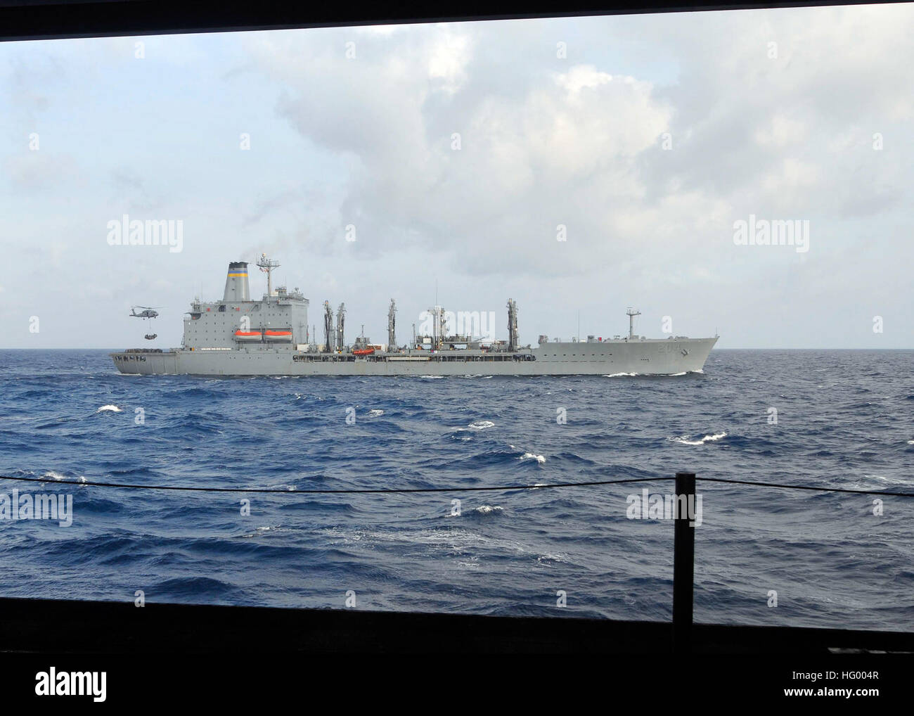 Military sealift command fleet replenishment oiler usns rappahan hi-res ...