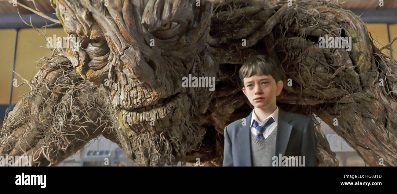 A MONSTER CALLS 2016 Apaches Entertainment film with Lewis MacDougall ...
